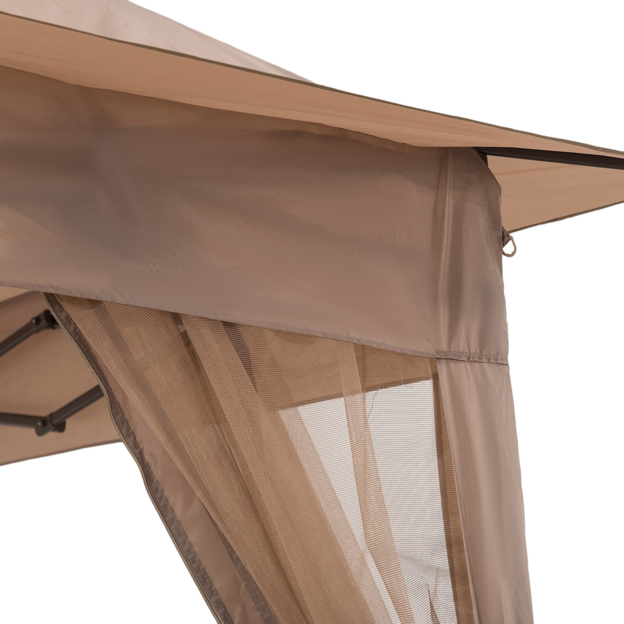 SUNJOY 11x11 Pop Up Gazebo Tent with Netting and Carry Bag.