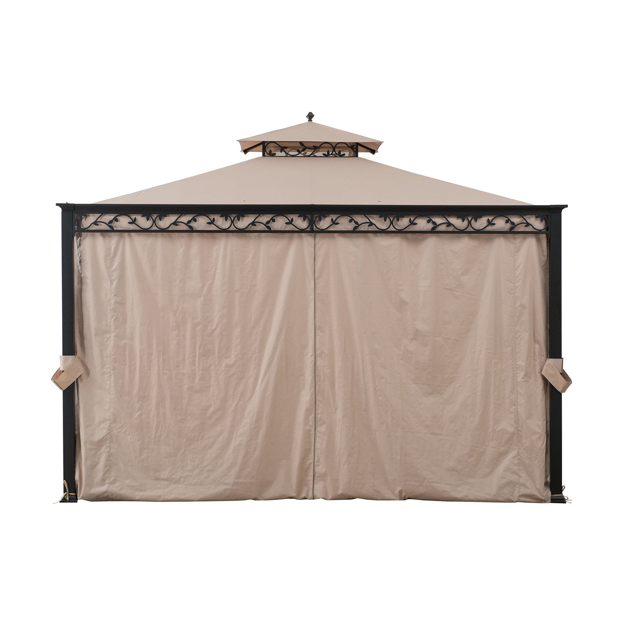 SUNJOY Khaki  Replacement Curtain For Bewkes Softtop Gazebo (10X12 Ft) A101003202 Sold At SunNest.