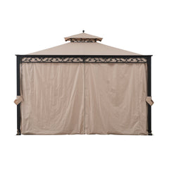 Sunjoy Khaki  Replacement Curtain For Bewkes Softtop Gazebo (10X12 Ft) A101003202 Sold At SunNest.