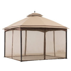 Sunjoy Dark brown Replacement Mosquito Netting For Domed Soft Top Gazebo (11X13 Ft) A101012210 Sold At SunNest.