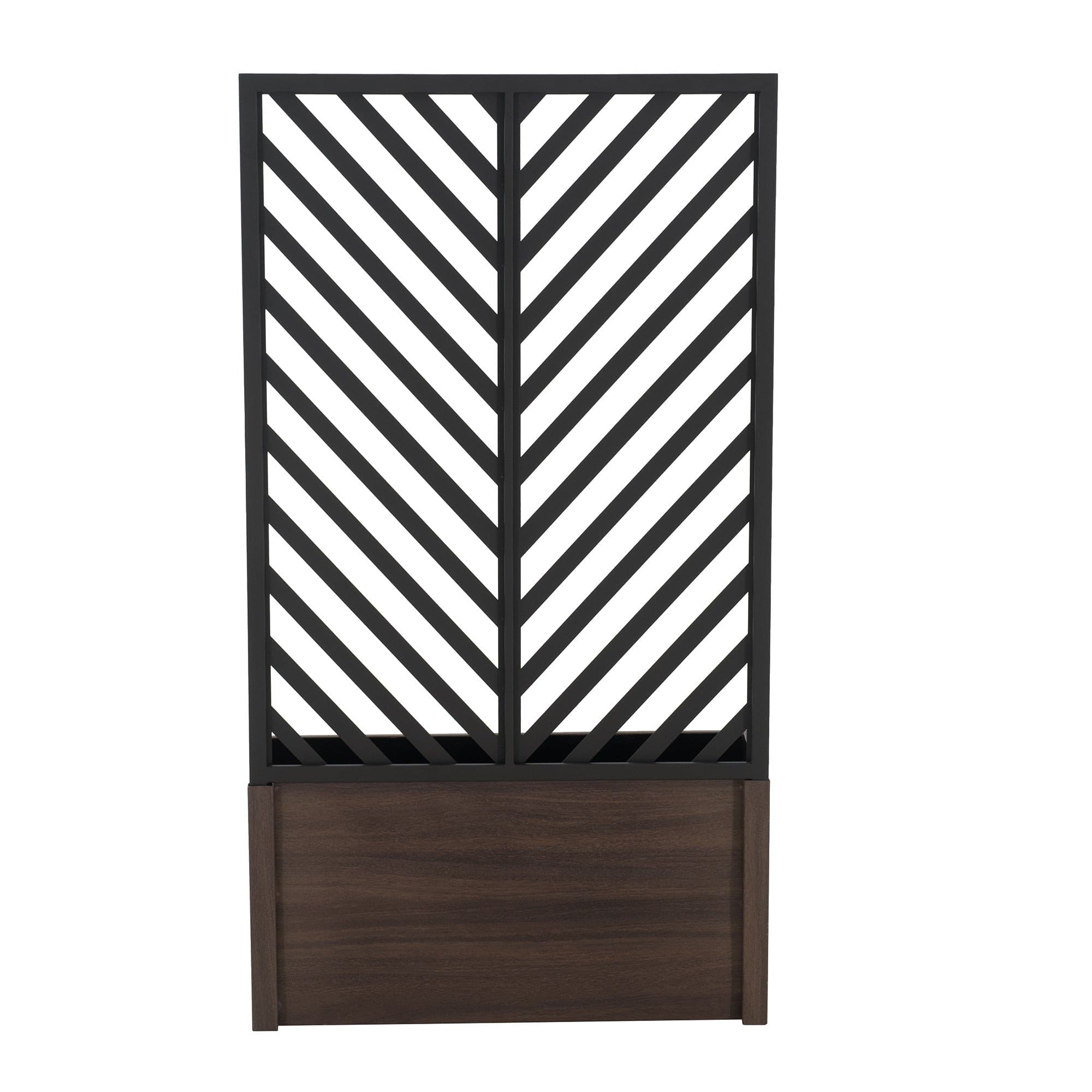 SUNJOY Raised Garden Bed with Trellis - Screen & Planter Box Combo.