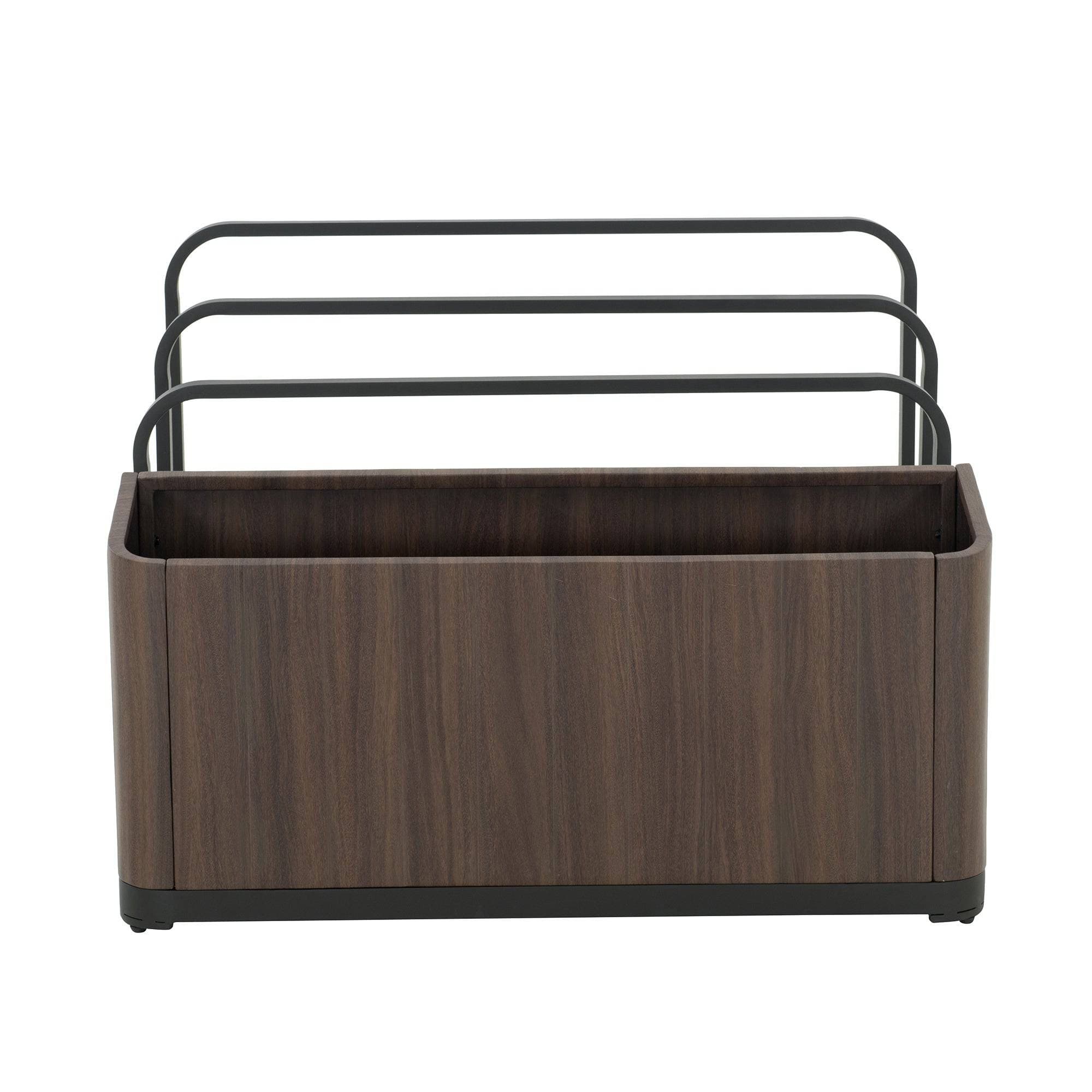 SUNJOY Outdoor Black Aluminum Pool Float Storage Rack.