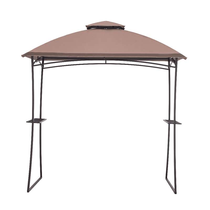 Sunjoy Khaki+Dark Brown Replacement Canopy For Domed Top Grill Gazebo 
