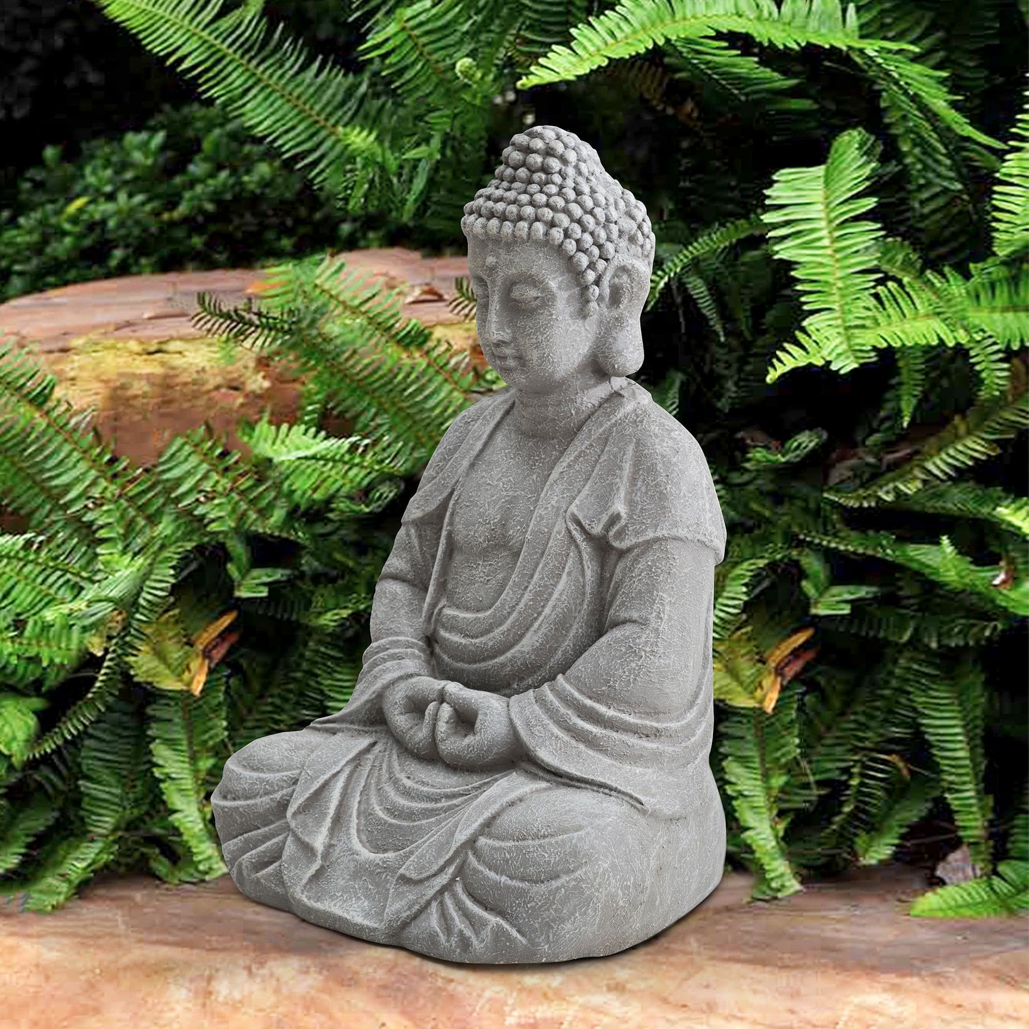 SUNJOY 20 Inch Large  Garden Decorative Buddha Statue.