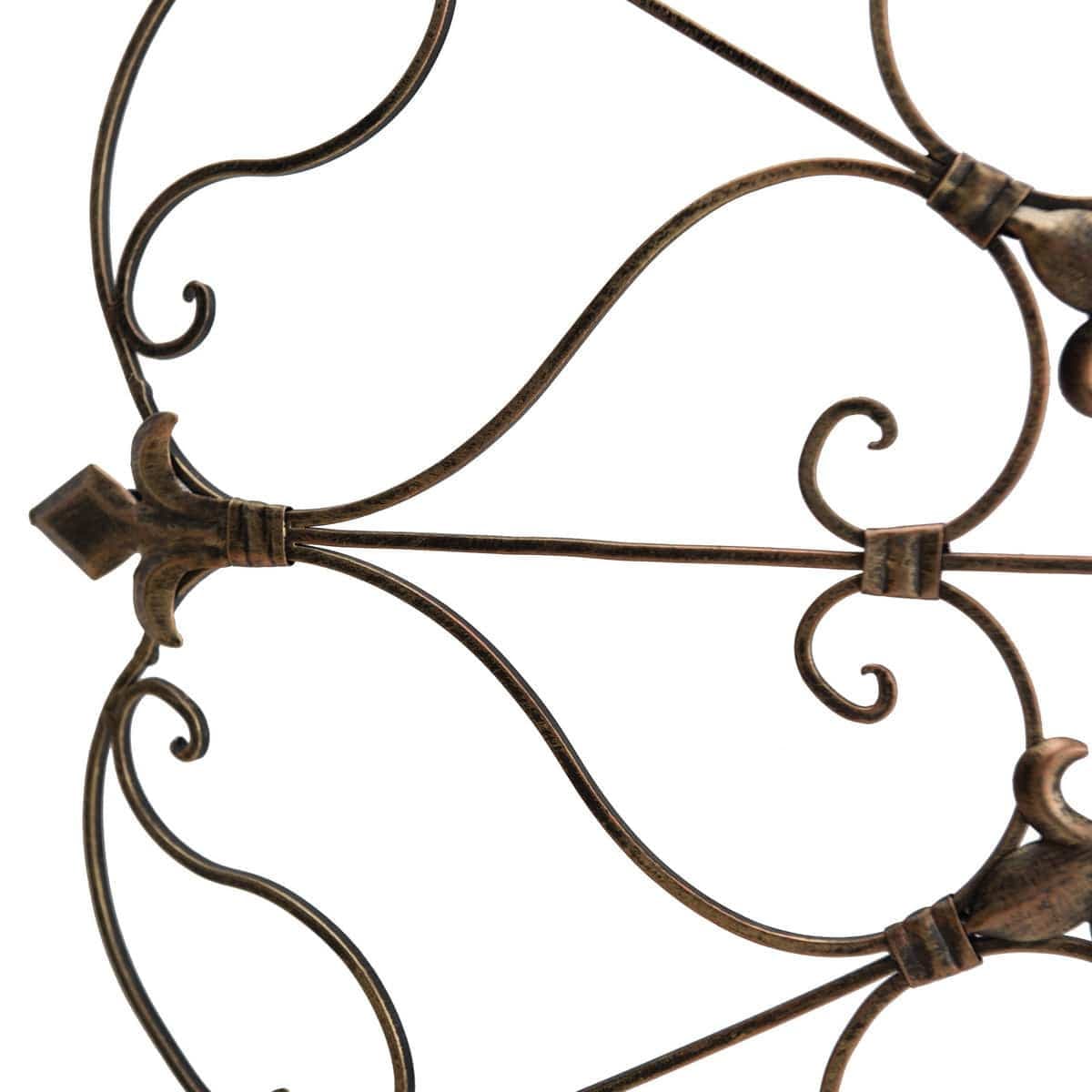 SUNJOY Gold Fleur-De-Lis Wall Decor.