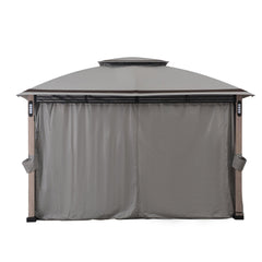 Sunjoy Outdoor Patio 11x13 Canopy Gazebo Backyard Metal Gazebo Kits for Sale.
