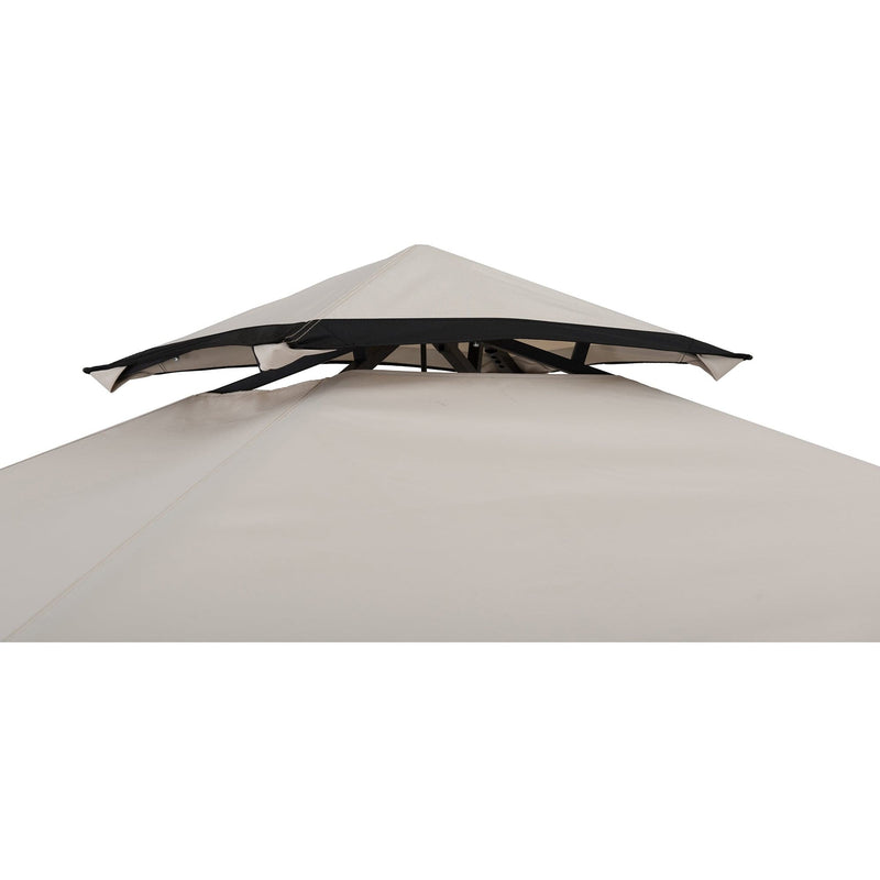 Sunjoy Outdoor Patio 5x8 Metal Frame Canopy Roof Grill Gazebo for Sale