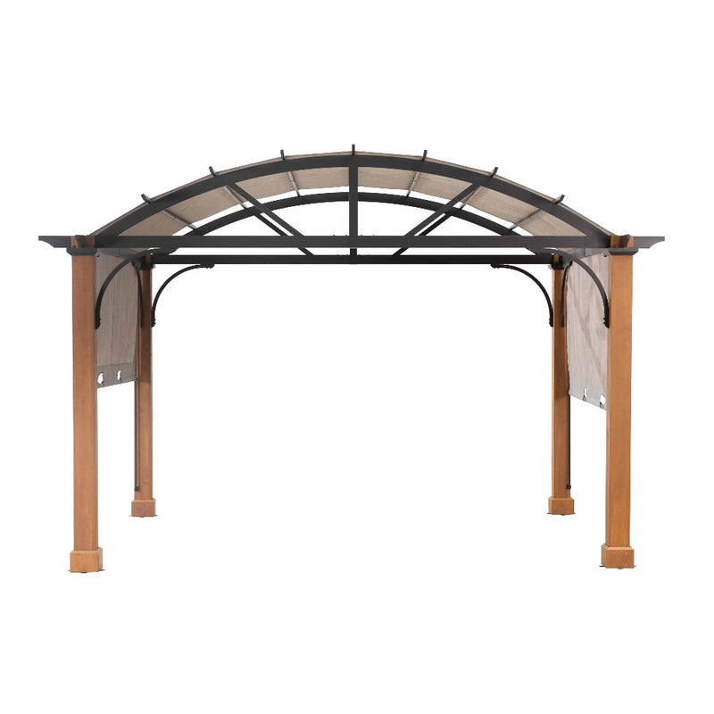 Sunjoy Light Brown Replacement Canopy For Vancotte Pergola With Wooden