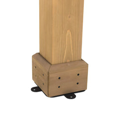 Sunjoy Wooden Pergola Kit for Sale 10x11 Outdoor Backyard Grill Gazebo.