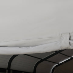Sunjoy 20 ft. x 12 ft. Carport with Fabric Enclosure.