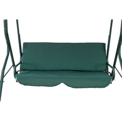 Sunjoy 2-Seat Steel Patio Swing Chair with Tilt Canopy.