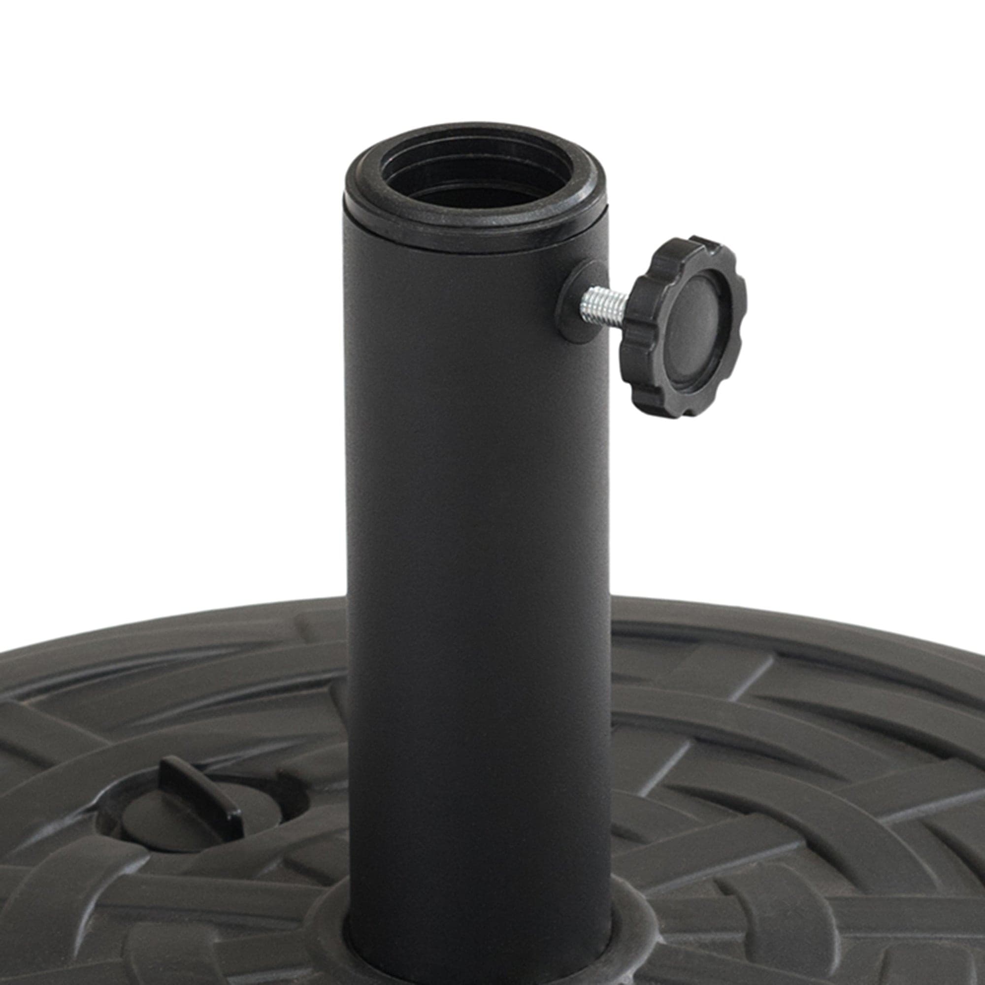 SUNJOY Universal HDPE Patio Umbrella Stand - Water & Sand Inject.