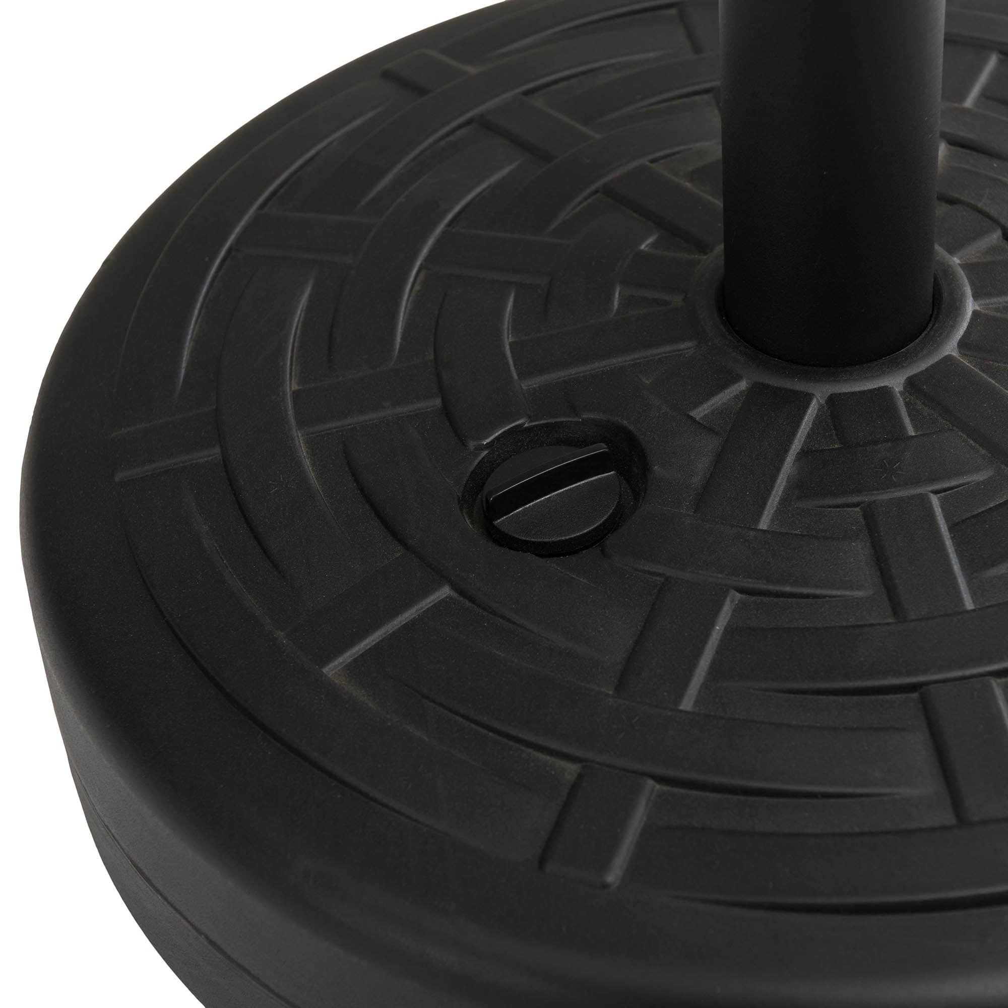 SUNJOY Universal HDPE Patio Umbrella Stand - Water & Sand Inject.