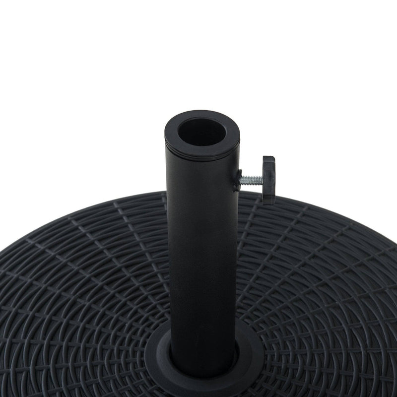Sunjoy Universal 55 lb. Black Heavy Duty Cement Filled Patio Umbrella 