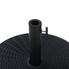 Sunjoy Universal 55 lb. Black Heavy Duty Cement Filled Patio Umbrella Base.