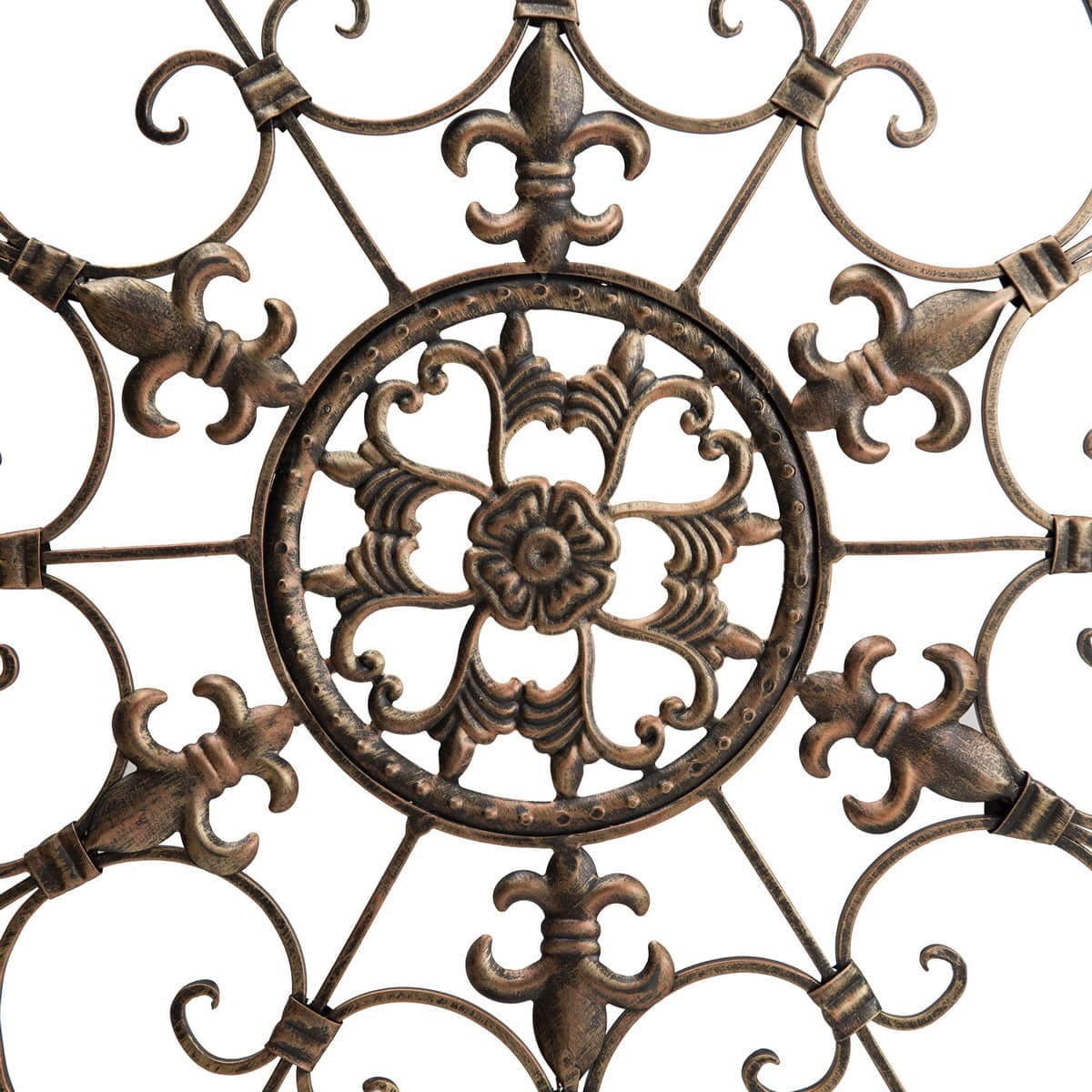 SUNJOY Gold Fleur-De-Lis Wall Decor.