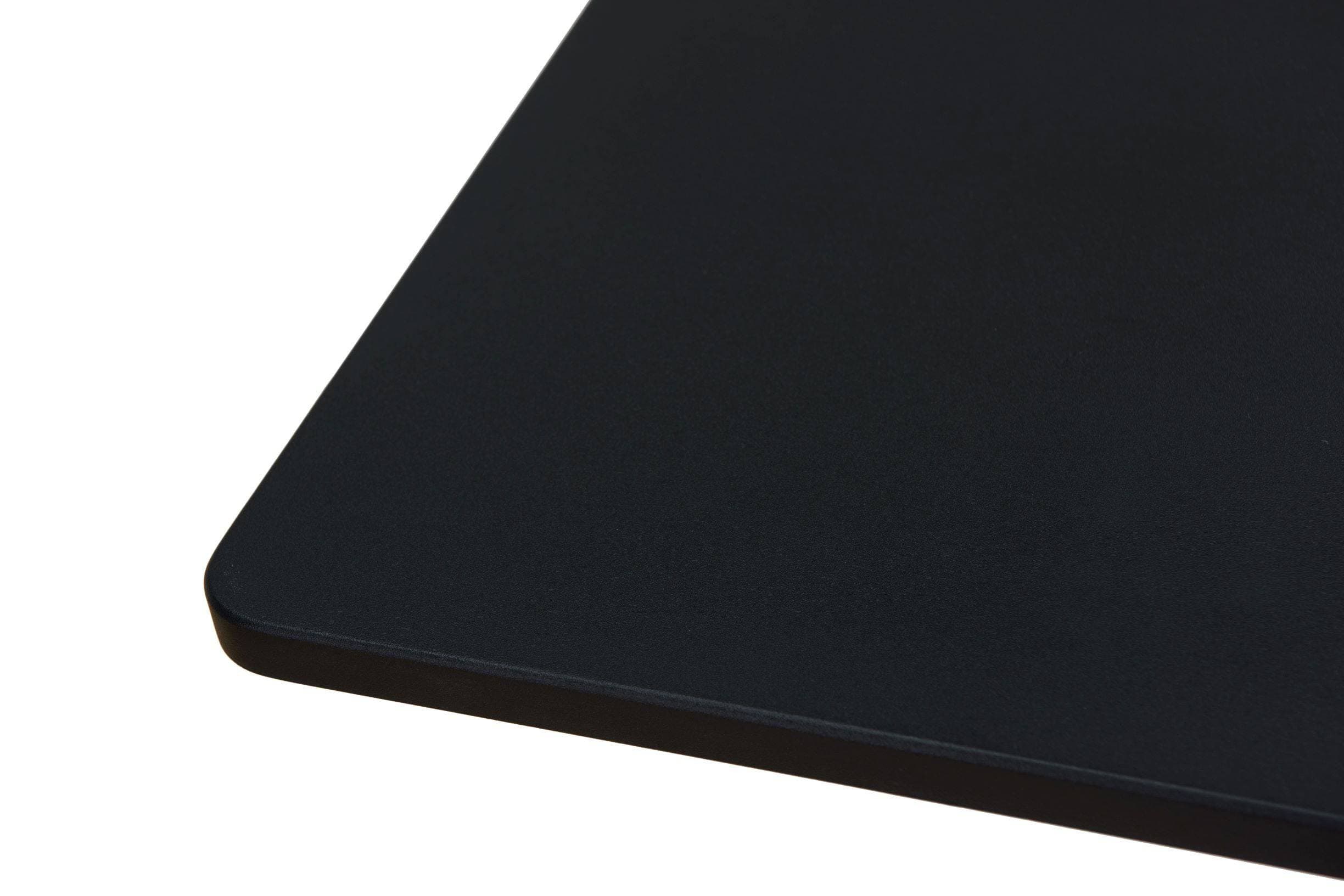 SUNJOY 27" Black Adjustable Office Mobile Desk Cart with Locking Casters.