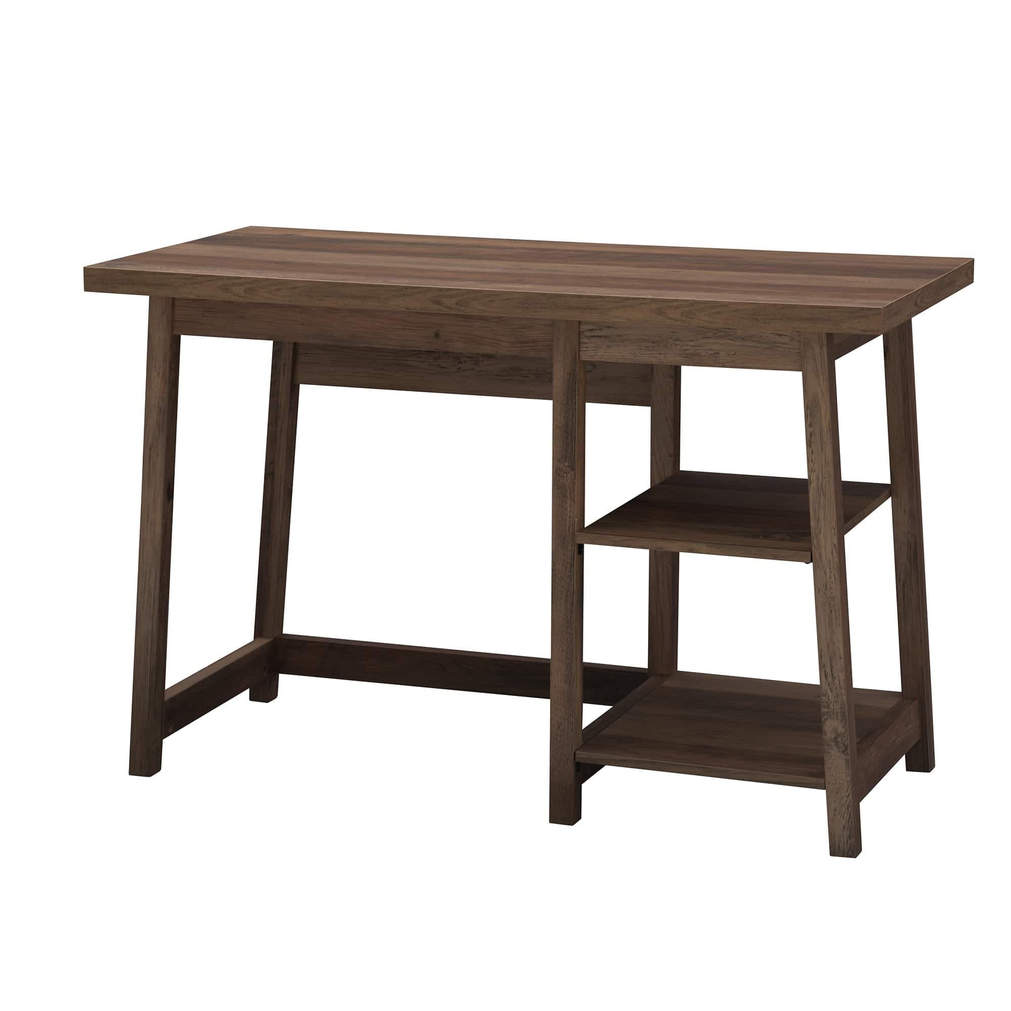 SUNJOY 46" Industrial Design Home Office Computer Desk with Shelves.
