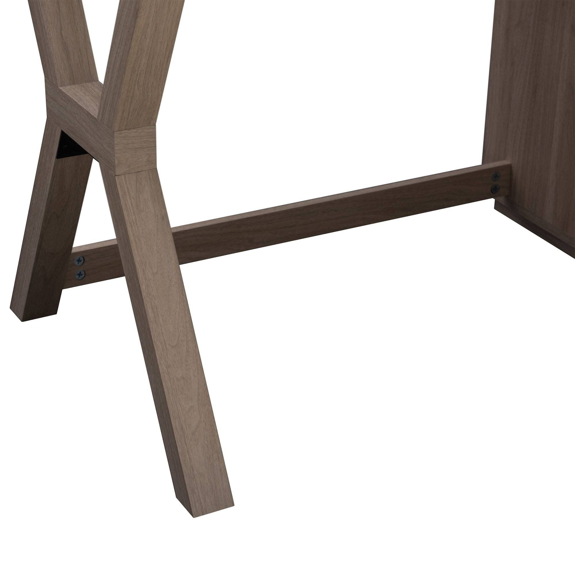 SUNJOY 47" Farmhouse Design Computer Desk with Cabinet.
