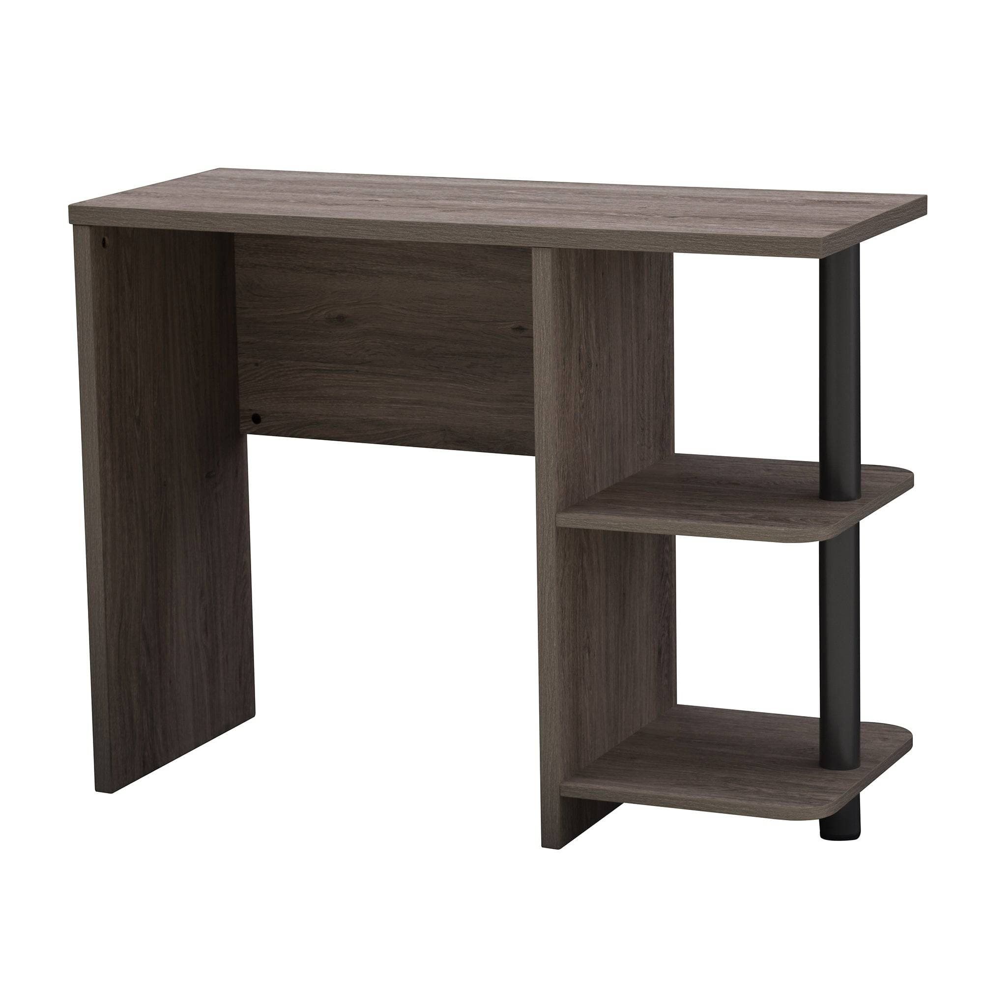 SUNJOY 39" Farmhouse Design Computer Desk with Two Open Shelves.