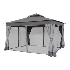 Sunjoy Light Gray+Dark Gray+Black Replacement Canopy For A+R Easy Up Gazebo (10X12 Ft)  L-GZ472PST-I Sold At Lowe's.