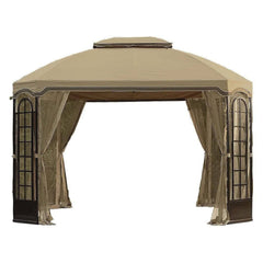 Sunjoy Sesame+Light Brown Replacement Canopy For Terrace Gazebo (10X12 Ft) L-GZ454PST-C Sold At Sears&Kmart.