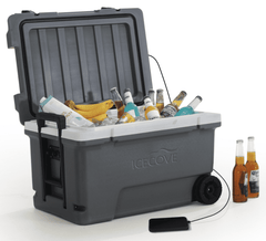 IceCove 60-Quart Best Large Beach Ice Cooler with Wheels and Handle .
